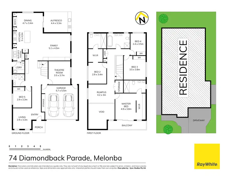 Floorplan of Homely house listing, 74 Diamondback Parade (Melonba), Marsden Park NSW 2765