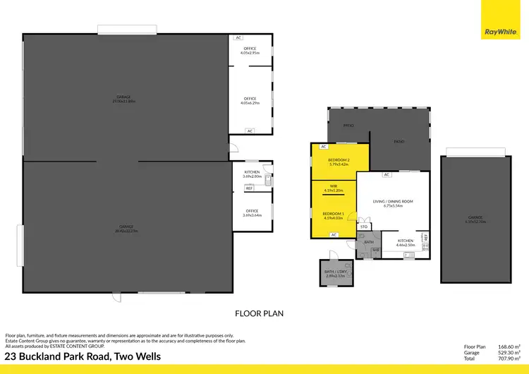 Floorplan of Homely house listing, 23 Buckland Park Road, Two Wells SA 5501
