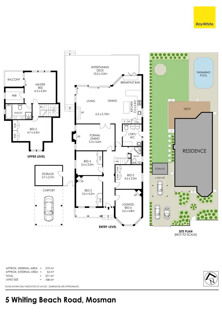 Floorplan of Homely house listing, 5 Whiting Beach Road, Mosman NSW 2088