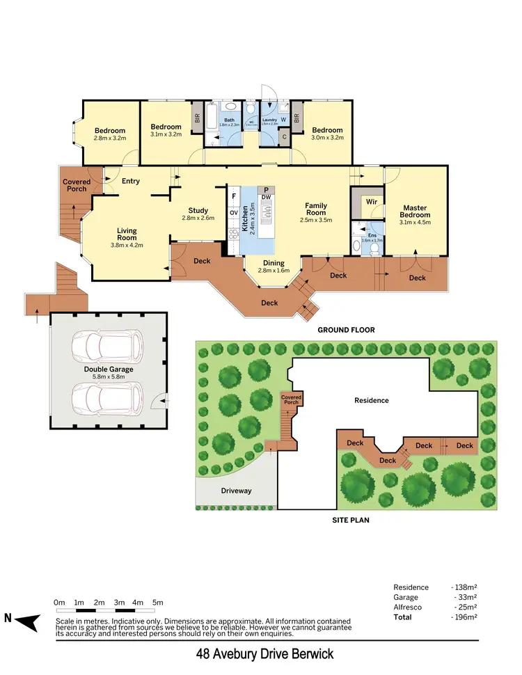 Floorplan of Homely house listing, 48 Avebury Drive, Berwick VIC 3806