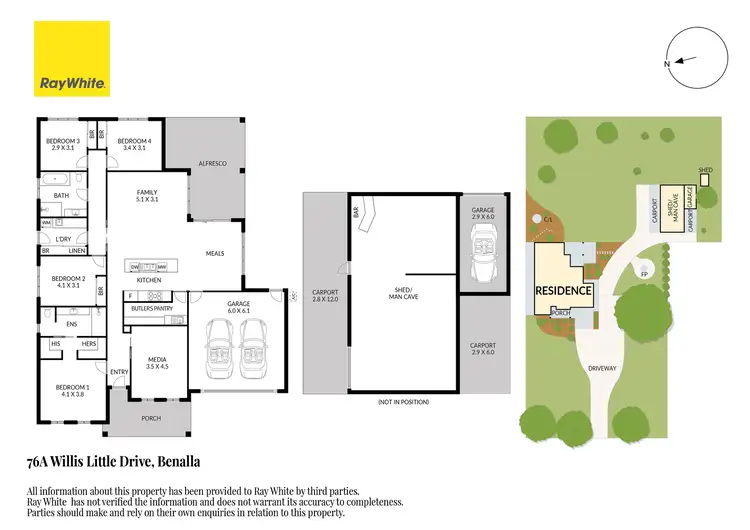 Floorplan of Homely house listing, 76A Willis Little Drive, Benalla VIC 3672