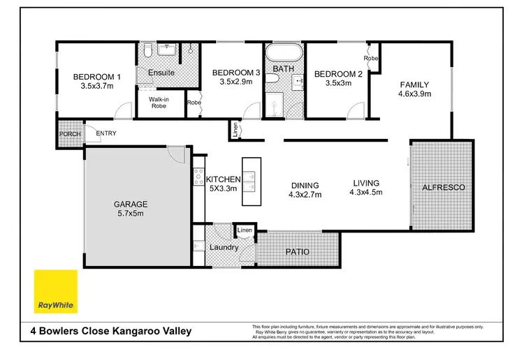 Floorplan of Homely house listing, 4 Bowlers Close, Kangaroo Valley NSW 2577