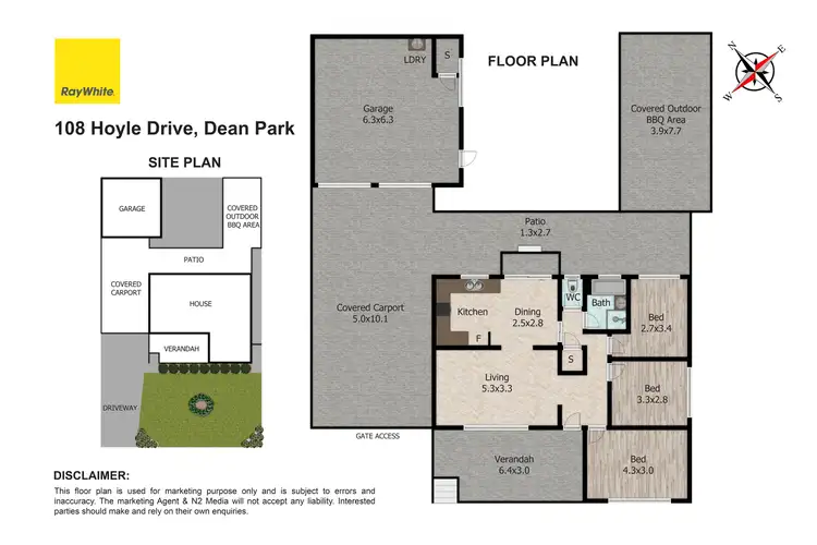 Floorplan of Homely house listing, 108 Hoyle Drive, Dean Park NSW 2761
