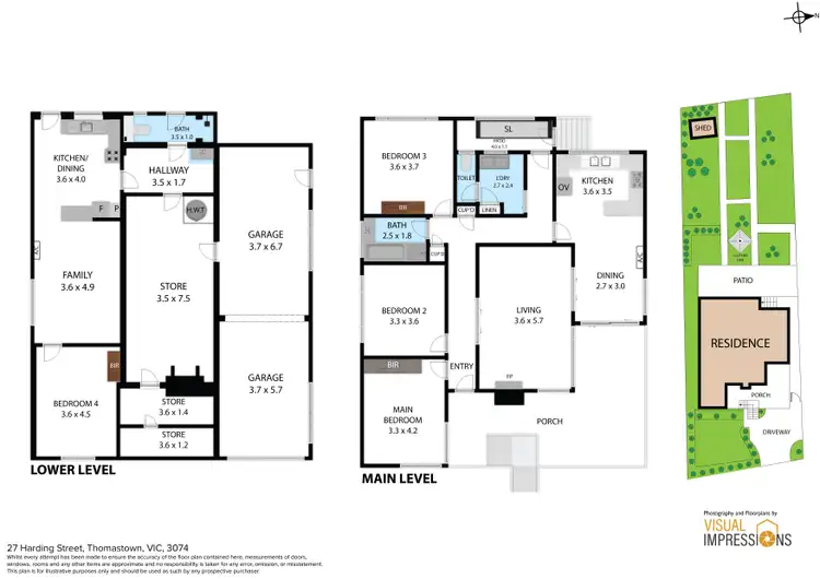 Floorplan of Homely house listing, 27 Harding Street, Thomastown VIC 3074
