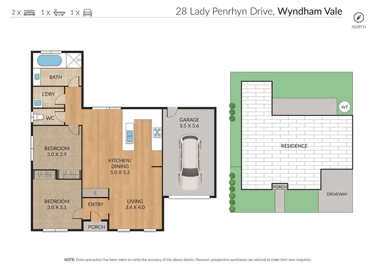 Floorplan of Homely house listing, 28 Lady Penrhyn Drive, Wyndham Vale VIC 3024