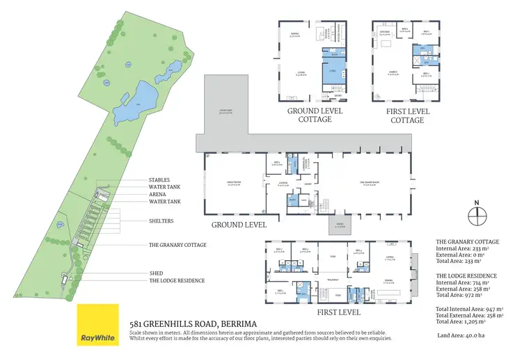 Floorplan of Homely rural property listing, 581 Greenhills Road, Berrima NSW 2577