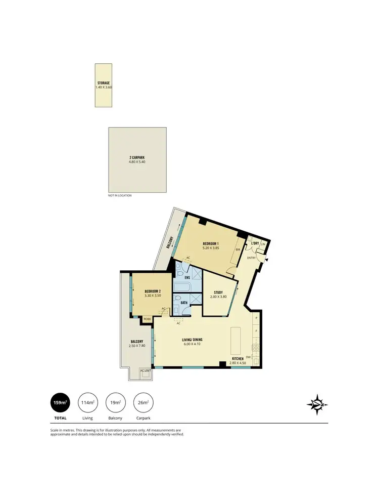 Floorplan of Homely apartment listing, 1701/248 Flinders Street, Adelaide SA 5000