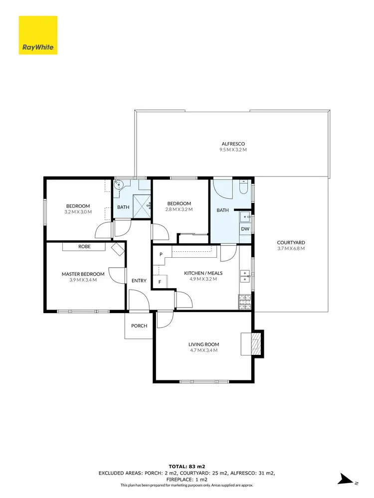 Floorplan of Homely house listing, 19 East Street, Hadfield VIC 3046