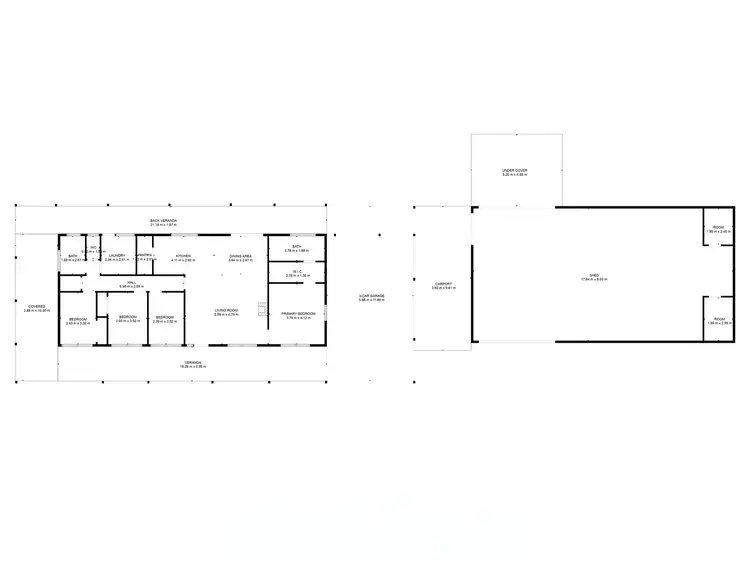 Floorplan of Homely rural property listing, 895 Northwood Road, Northwood VIC 3660
