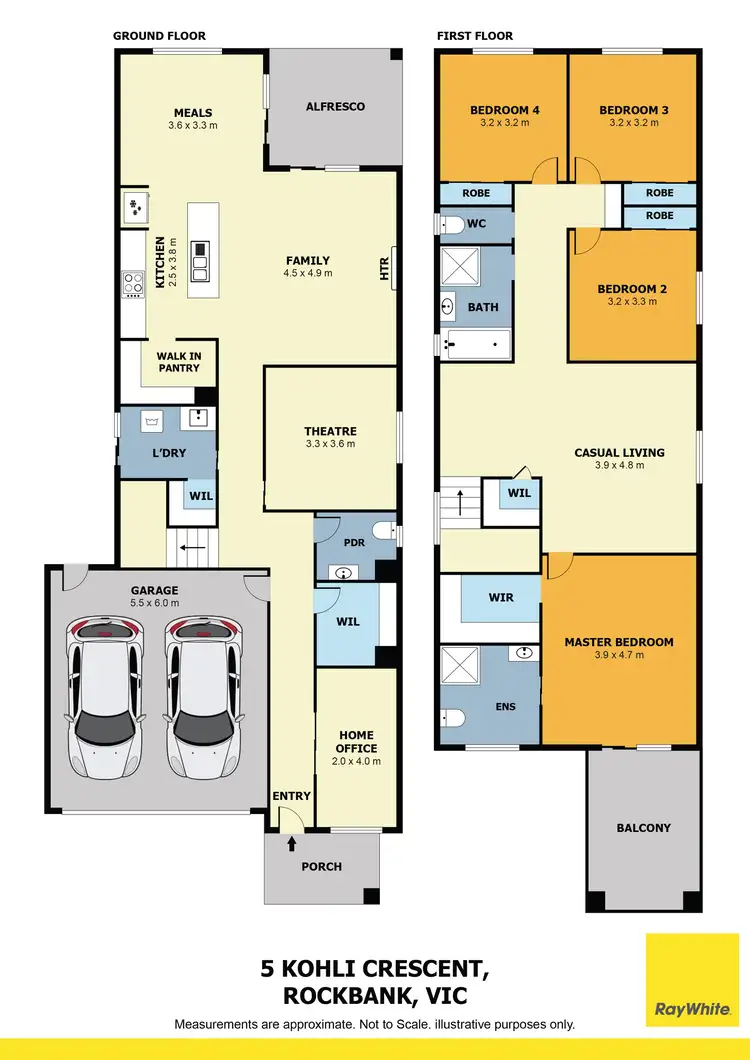 Floorplan of Homely house listing, 5 Kohli Crescent, Rockbank VIC 3335