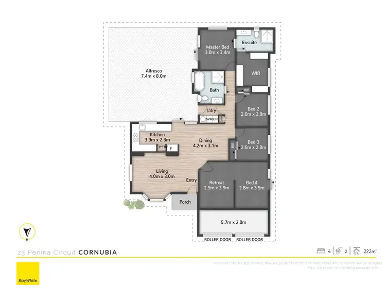 Floorplan of Homely house listing, 23 Penina Circuit, Cornubia QLD 4130