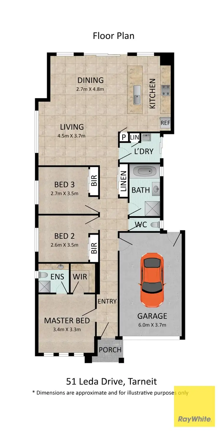 Floorplan of Homely house listing, 51 Leda Drive, Tarneit VIC 3029