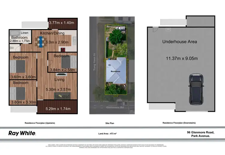 Floorplan of Homely house listing, 96 Glenmore Road, Park Avenue QLD 4701