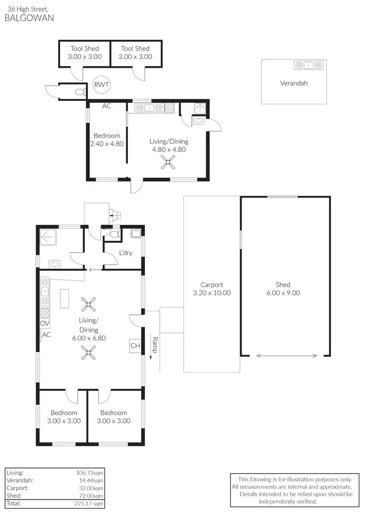 Floorplan of Homely house listing, 36 High Street, Balgowan SA 5573