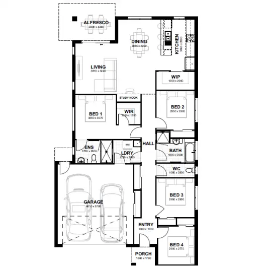 Floorplan of Homely house listing, 24 Breckenridge Road, Logan Reserve QLD 4133
