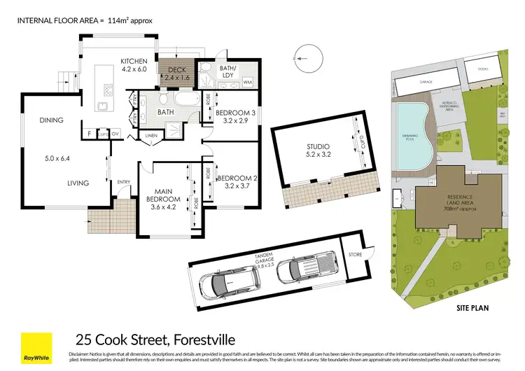 Floorplan of Homely house listing, 25 Cook Street, Forestville NSW 2087