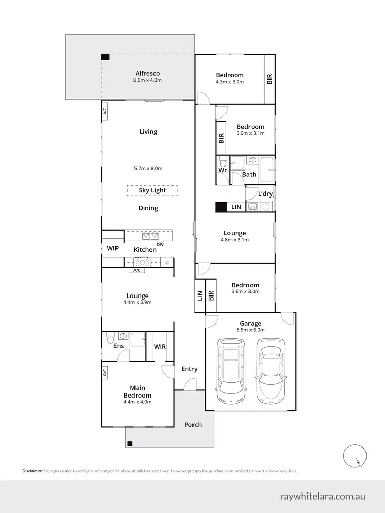 Floorplan of Homely house listing, 5 Caddys Road, Lara VIC 3212