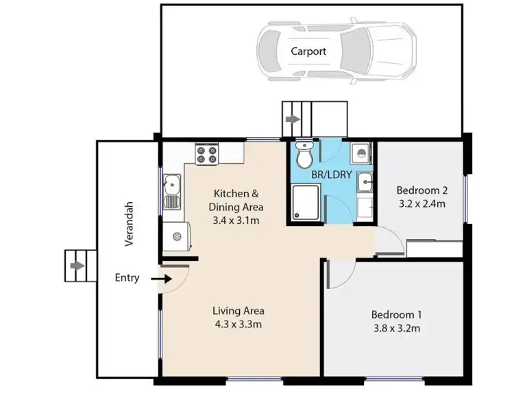 Floorplan of Homely house listing, 10A Crawford Street, Bulahdelah NSW 2423