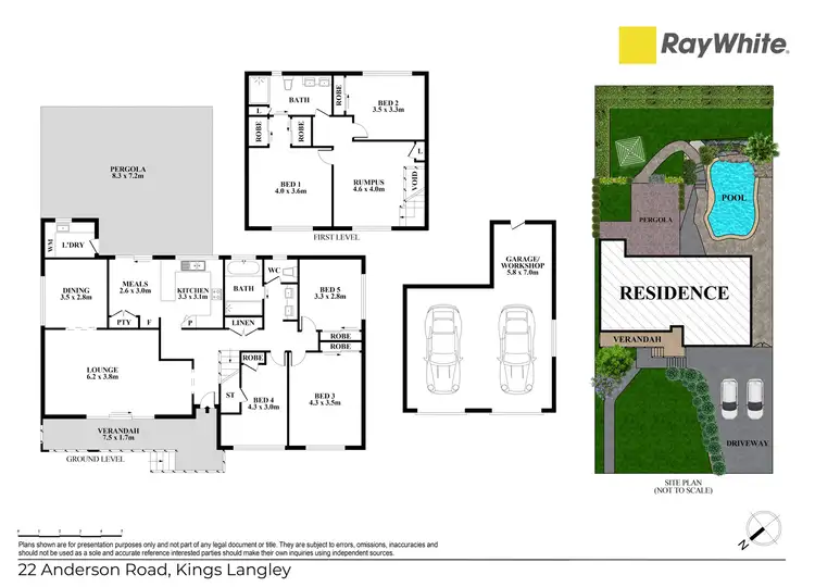 Floorplan of Homely house listing, 22 Anderson Road, Kings Langley NSW 2147