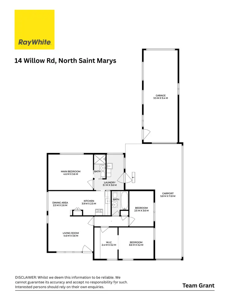 Floorplan of Homely house listing, 14 Willow Road, North St Marys NSW 2760