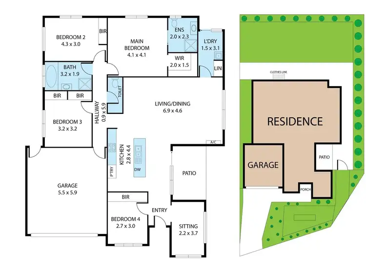 Floorplan of Homely house listing, 23 Alcantara Boulevard, Wallan VIC 3756