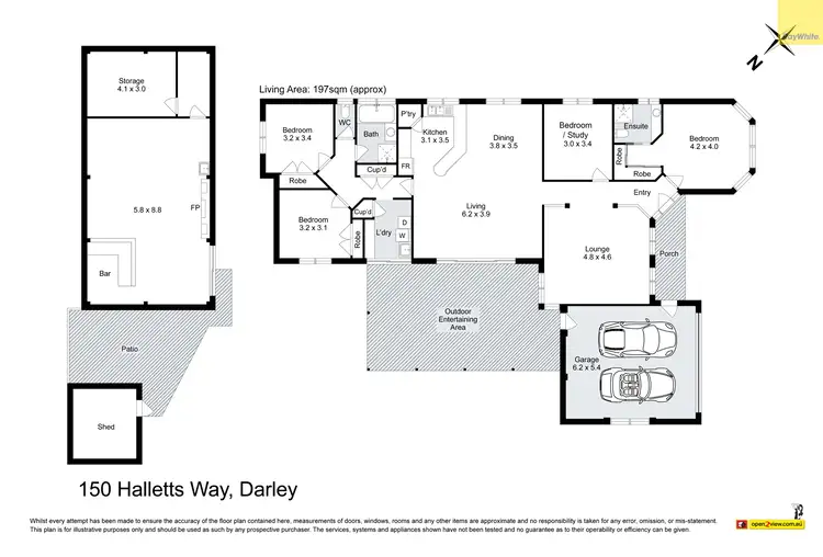 Floorplan of Homely house listing, 150 Halletts Way, Darley VIC 3340