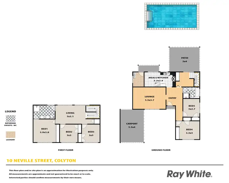 Floorplan of Homely house listing, 10 Neville Street, Colyton NSW 2760