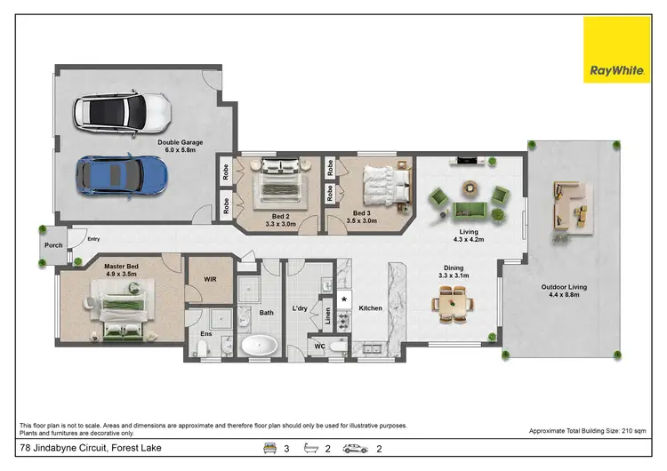 Floorplan of Homely house listing, 78 Jindabyne Circuit, Forest Lake QLD 4078