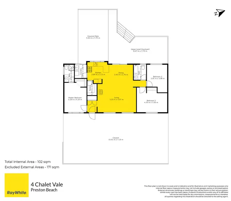 Floorplan of Homely house listing, 4 Chalet Vale, Preston Beach WA 6215