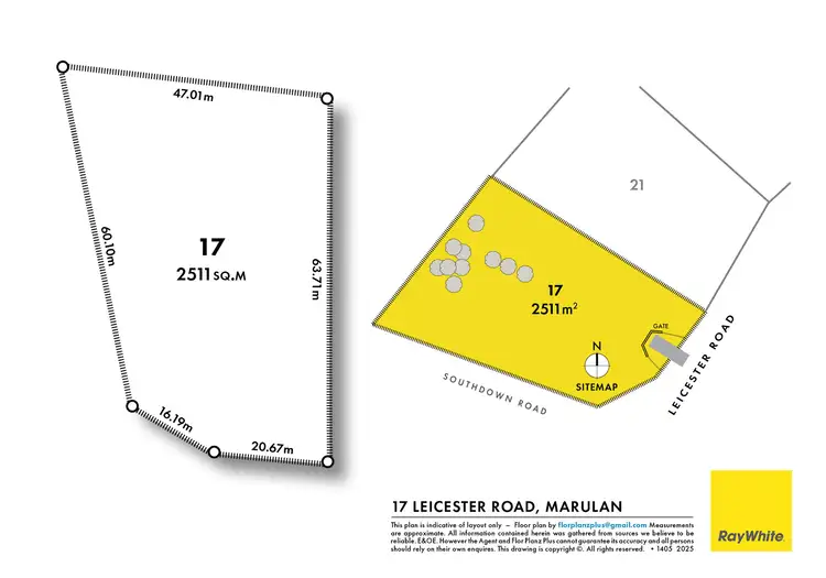 Floorplan of Homely land listing, 17 Leicester Road, Marulan NSW 2579