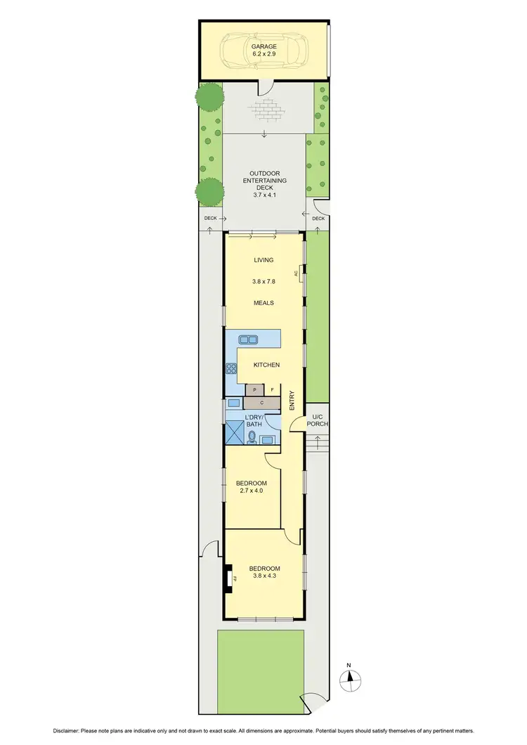 Floorplan of Homely house listing, 82A Murray Street, Coburg VIC 3058