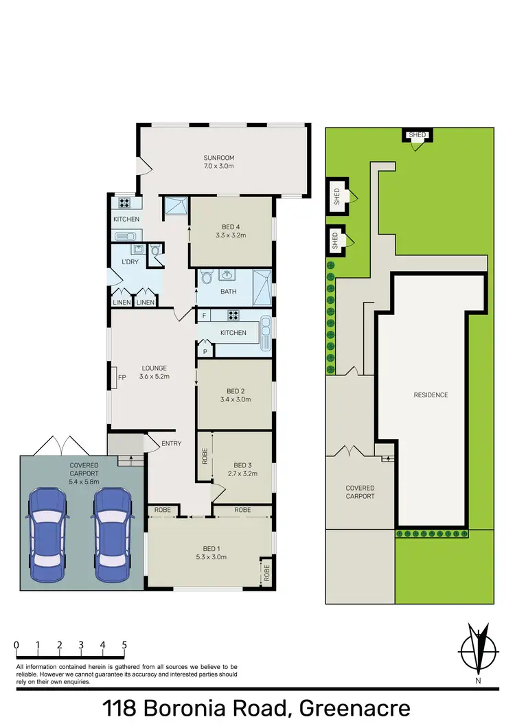 Floorplan of Homely house listing, 118 Boronia Road, Greenacre NSW 2190
