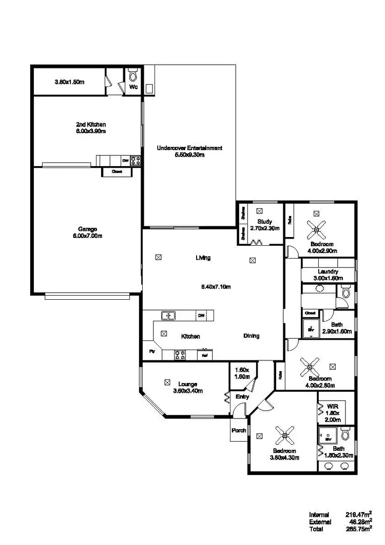 Floorplan of Homely house listing, 6A Miell Street, West Croydon SA 5008