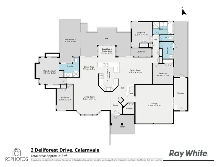 Floorplan of Homely house listing, 2 Dellforest Drive, Calamvale QLD 4116