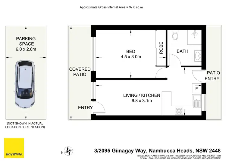 Floorplan of Homely house listing, 3/2095 Giinagay Way, Nambucca Heads NSW 2448
