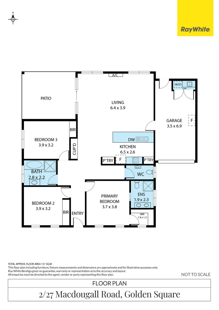 Floorplan of Homely house listing, 2/27 Macdougall Road, Golden Square VIC 3555