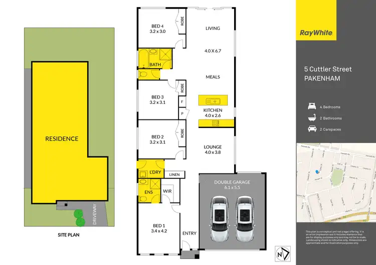 Floorplan of Homely house listing, 5 Cuttler Street, Pakenham VIC 3810