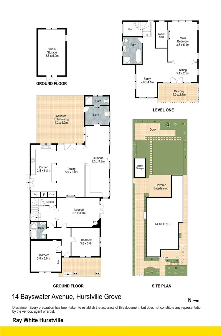 Floorplan of Homely house listing, 14 Bayswater Avenue, Hurstville Grove NSW 2220