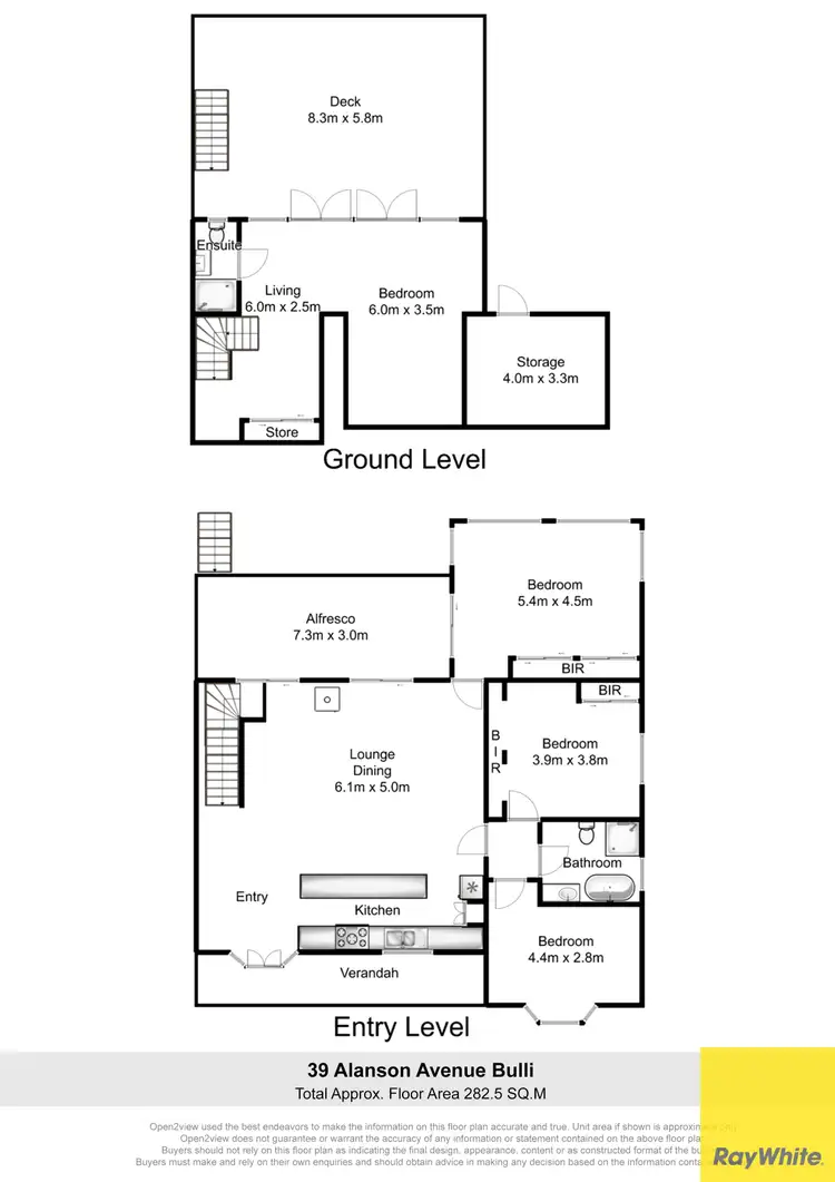 Floorplan of Homely other listing, 39 Alanson Avenue, Bulli NSW 2516