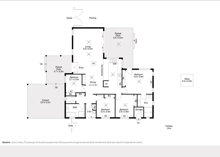 Floorplan of Homely house listing, 52 Lorikeet Drive, Djugun WA 6725