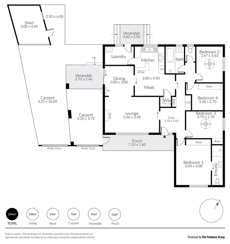 Floorplan of Homely house listing, 8 Heath Court, Felixstow SA 5070