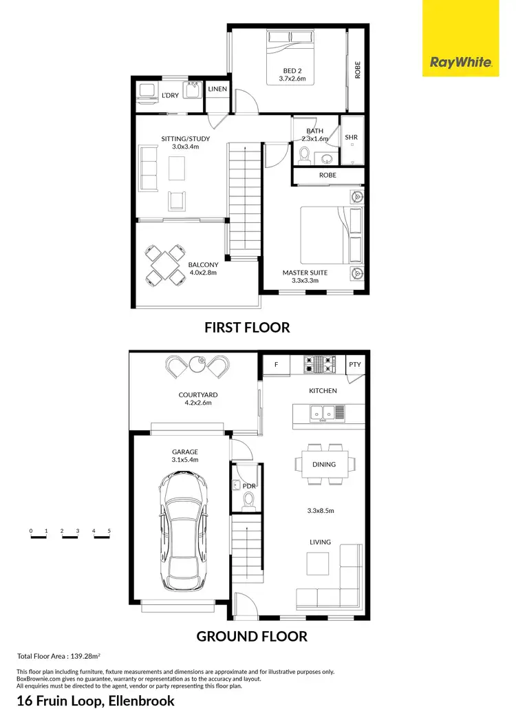 Floorplan of Homely house listing, 16 Fruin Loop, Ellenbrook WA 6069