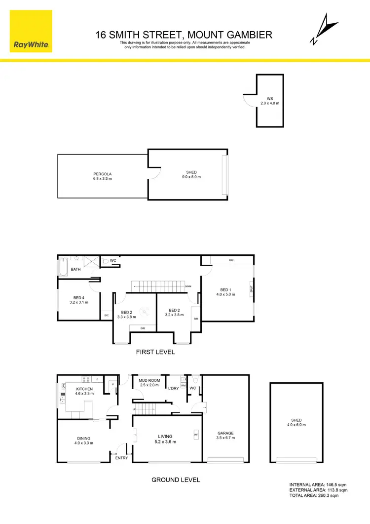 Floorplan of Homely house listing, 16 Smith Street, Mount Gambier SA 5290