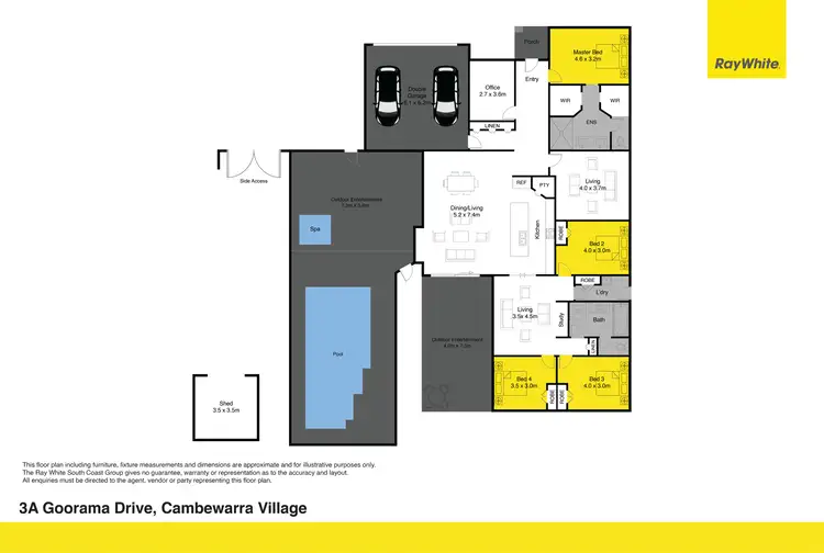 Floorplan of Homely house listing, 3A Goorama Drive, Cambewarra Village NSW 2540