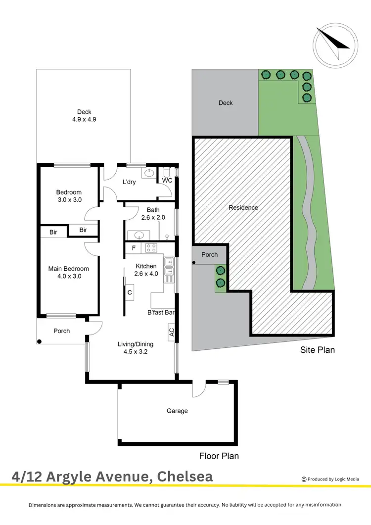 Floorplan of Homely villa listing, 4/12 Argyle Avenue, Chelsea VIC 3196