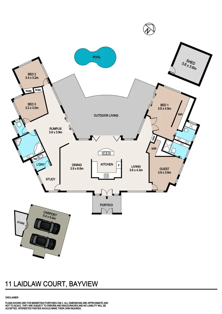 Floorplan of Homely house listing, 11 Laidlaw Court, Bayview NT 820