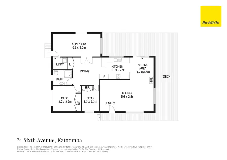 Floorplan of Homely house listing, 74 Sixth Avenue, Katoomba NSW 2780