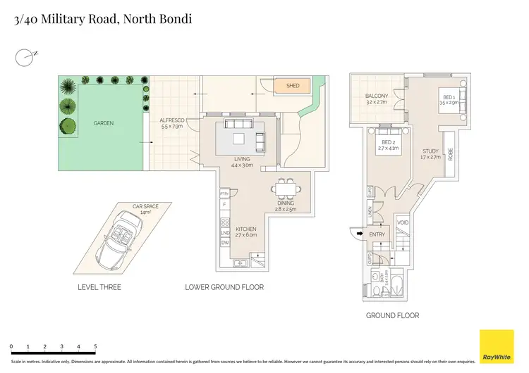 Floorplan of Homely apartment listing, 3/40 Military Road, North Bondi NSW 2026