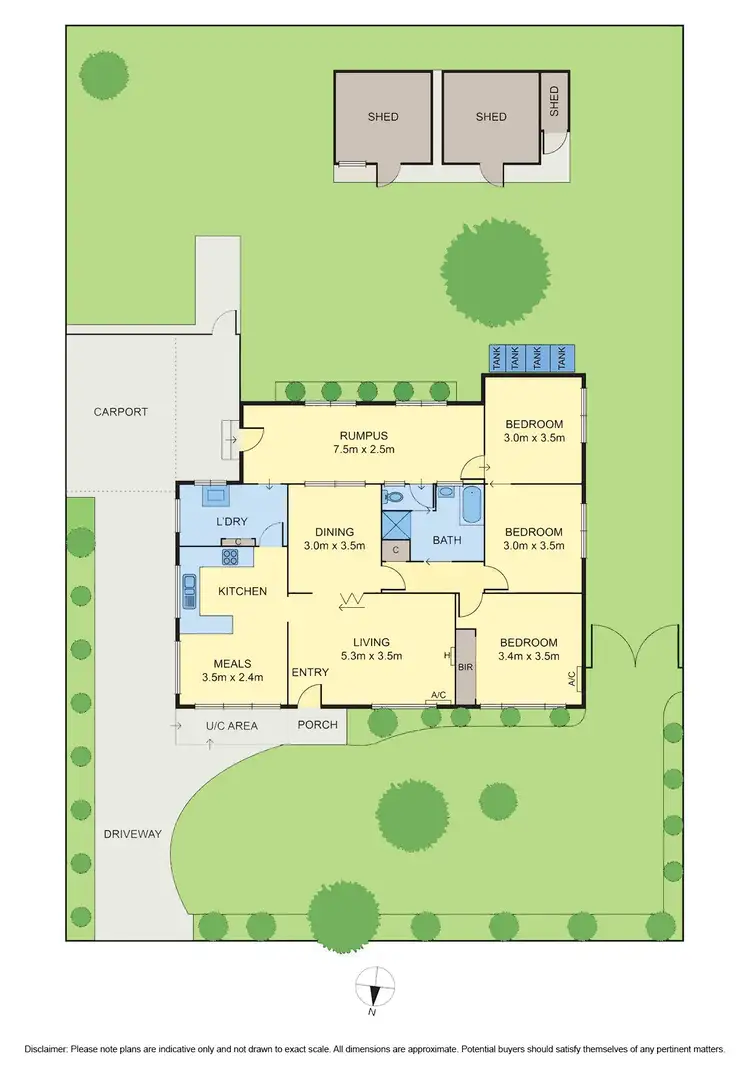 Floorplan of Homely house listing, 91 Major Road, Fawkner VIC 3060