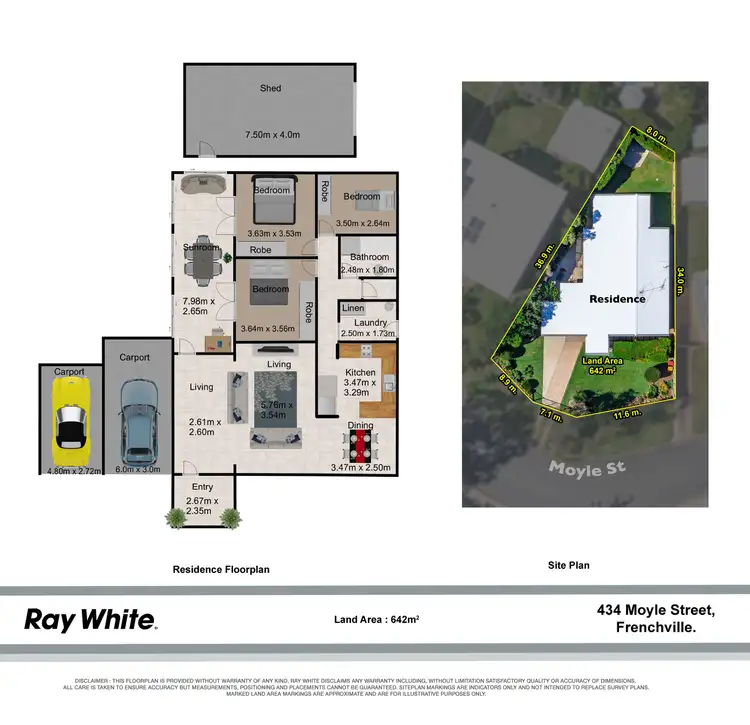 Floorplan of Homely house listing, 434 Moyle Street, Frenchville QLD 4701